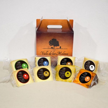 Pack degustación 8 cuñas Queso variado Valle los Molinos