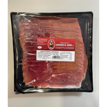 Jamón Serrano sliced 1/2 kg El Maño