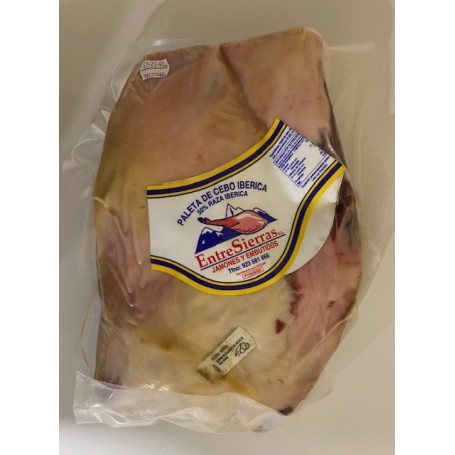Paleta Iberica de Cebo Deshuesada Entresierras
