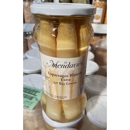 WHITE ASPARAGUS GLASS JAR