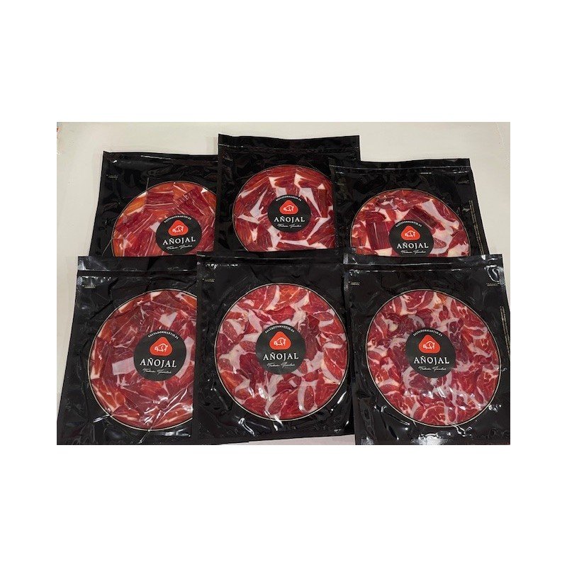 Plato jamón Ibérico Bellota 120 grs AÑOJAL