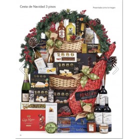 Cesta de Navidad 3 pisos Joselito