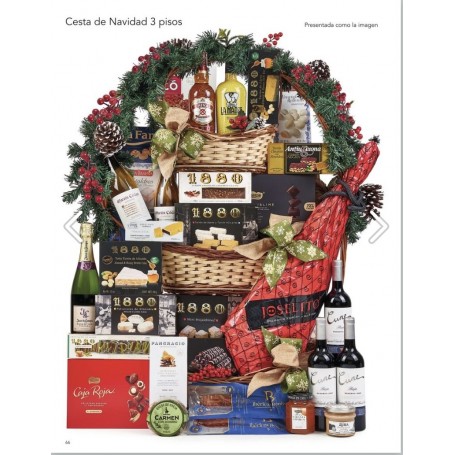 CESTA NAVIDAD 3 PISOS JOSELITO
