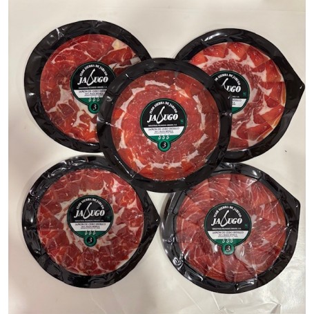 Plate 100 grs Jamon Iberico Cebo Flor Sierra de Jabugo