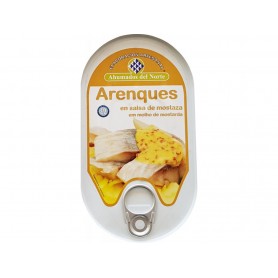 Arenques en salsa de mostaza